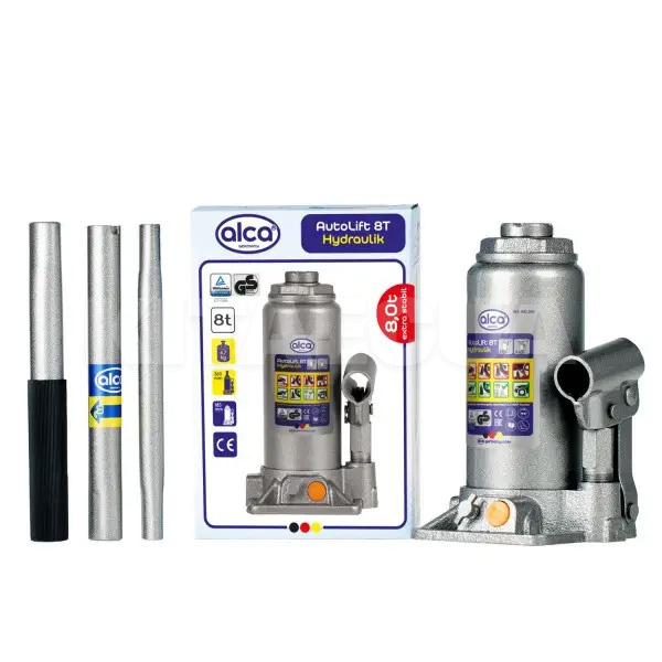 Домкрат гидравлический бутылочный до 8т (185мм-355мм) 432 200 AL ALCA (101049) - 2