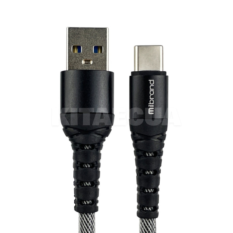 Кабель USB - Type-C 2A MI-14 1м черный/серый Mibrand (MIDC/14TBG)