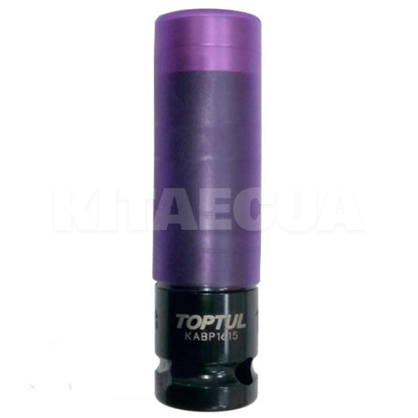 Головка ударная удлиненная 6-гранная для шиномонтажа 15 мм 1/2" 86 мм TOPTUL (KABP1615)