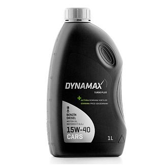 Масло моторное минеральное 1л 15W-40 TURBO PLUS 4х-тактное DYNAMAX