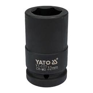 Головка торцевая ударная 6-гранная удлиненная 32 мм 1" 90 мм YATO
