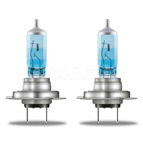 Галогенные лампы H7 55W 12V Cool Blue +100% комплект Osram (64210CBN-HCB) - 2
