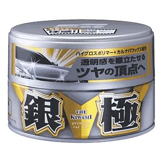 Воск твердый для светлых автомобилей Kiwami Extreme Gloss Wax Silver 200г SOFT99