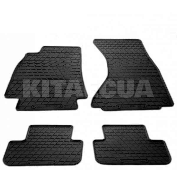 Гумові килимки в салон Audi A4 (B8) (2007-2015) AV2 кліпси Stingray (1030094)