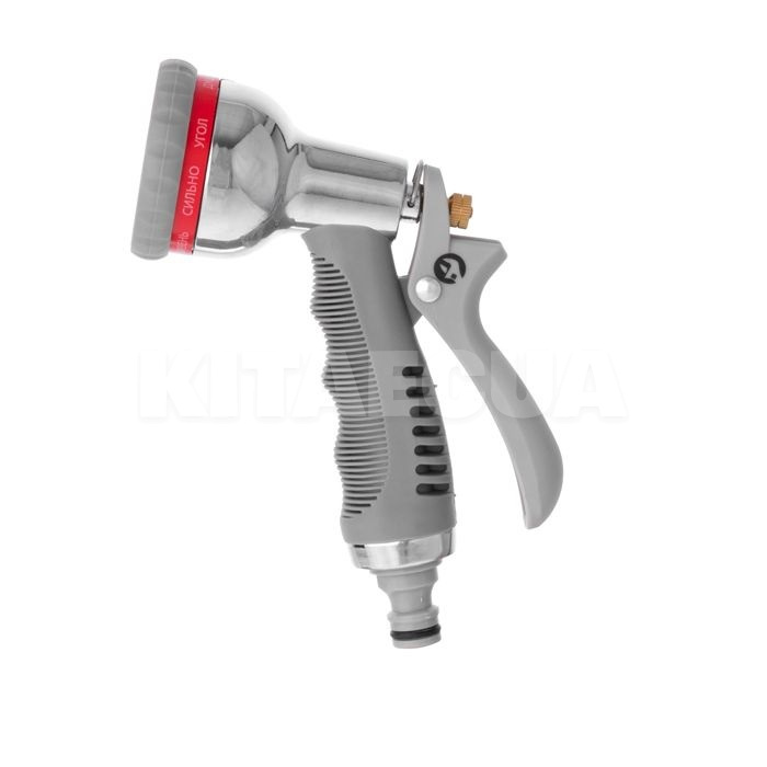 Пистолет-распылитель для полива хромированный Intertool (GE-0004)