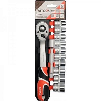 Набор головок торцевых 1/2" 12 предметов YATO