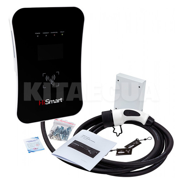 Зарядка Audi E-Tron 22 кВт 32A 3-фази Type 2 (європейське авто) HiSmart на AUDI e-tron (EV200085) - 2