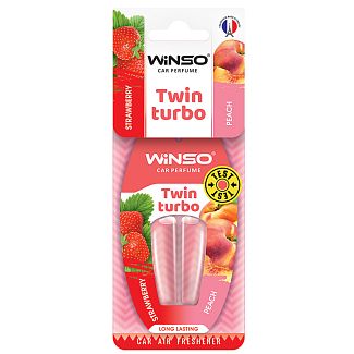 Ароматизатор "полуниця-персик" 5мл Twin Turbo Strawberry-Peach Winso