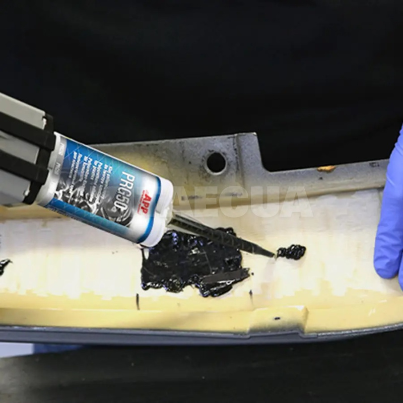 Клей 50мл поліуретановий з активатором RPG50 для пластмас чорний APP (220333) - 2