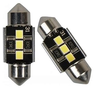 Светодиодная лампа V3 9/18V C5W 5500K (компл.) AMS