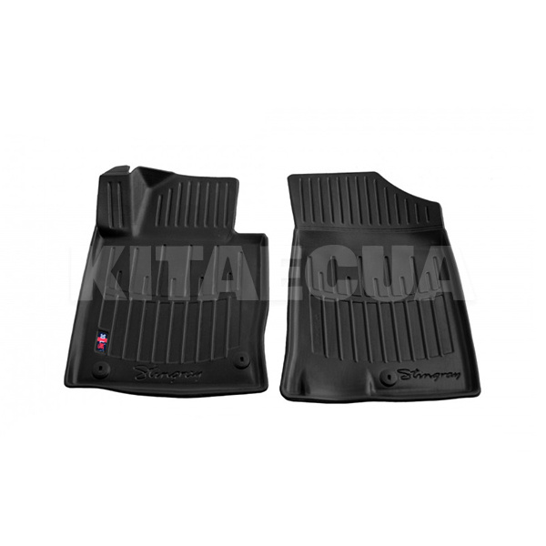 Резиновые коврики Hyundai Sonata (LF) (2014-2019) HK клипсы Stingray (5009082)