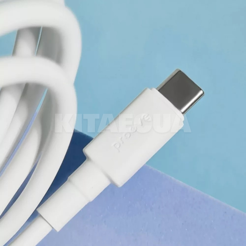 Кабель USB Type-C 3A 1м Small Silicone белый PROOVE (349180003) - 2