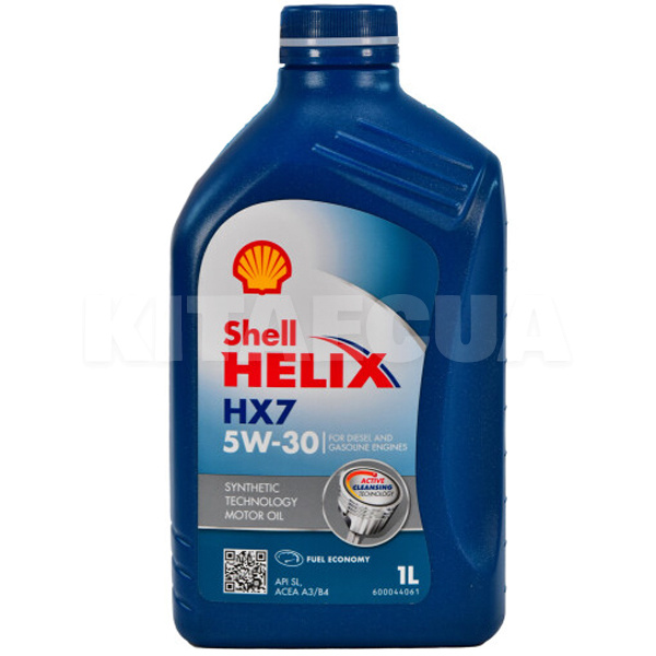Масло моторное полусинтетическое 1л 5W-30 Helix HX7 SHELL (550040292)