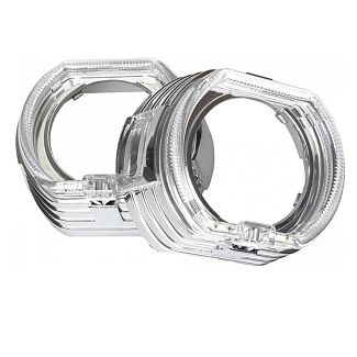 Маски для лінз 3" LED С18 W+Y «ангельські вічка SIGMA4car