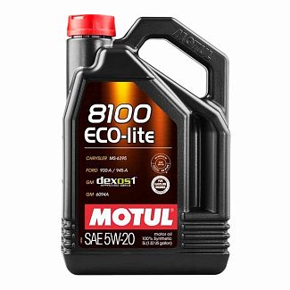 Масло моторне синтетичне 5л 5W-20 8100 Eco-Lite MOTUL