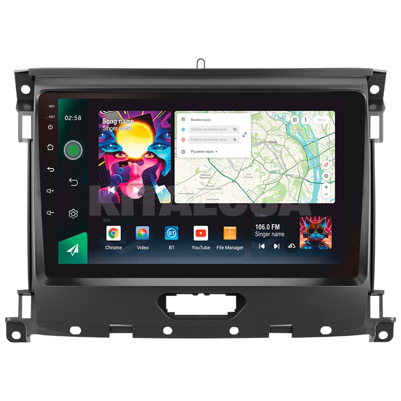 Штатная магнитола PRO 9464 4+64 Gb 9" Ford Ranger P703 2015-2022 SIGMA4car (39576)