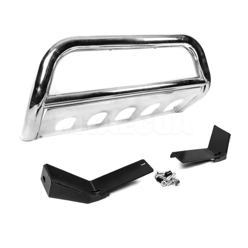 Кенгурятник Winbo Hyundai Santa Fe 2 2006-2012 нержавеющая сталь Libao (bkt-a130309) - 2