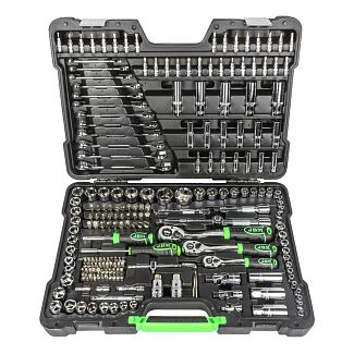 Набор инструментов 1/2" 1/4" 3/8" 216 предметов JBM