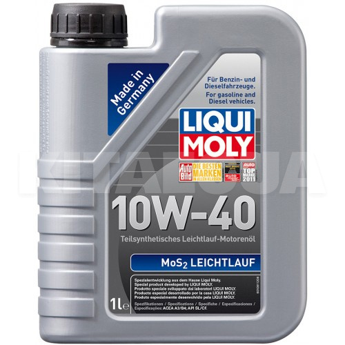 Масло моторне Напівсинтетичне 1л 10W-40 MoS2 Leichtlauf LIQUI MOLY (1930-LIQUI MOLY)