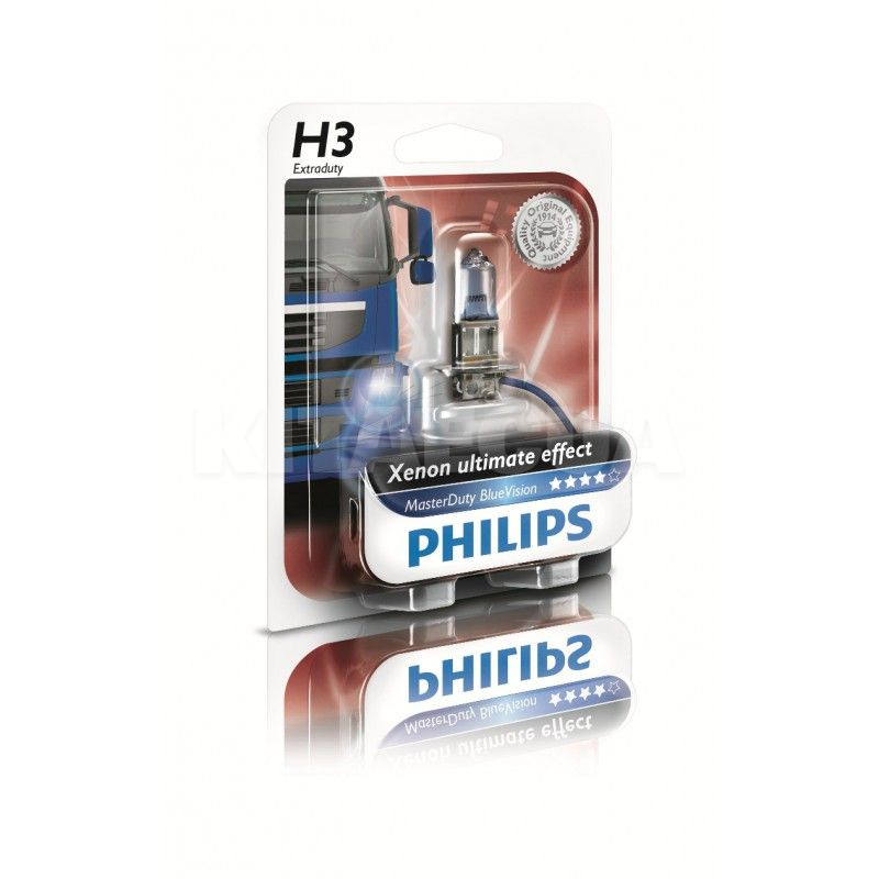 Галогенна лампа H3 70W 24V MasterDuty BlueVision PHILIPS (13336MDBVB1)