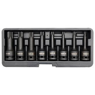 Набор бит ударных 1/2" TORX T30-T80 8 предметов YATO