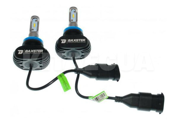 LED лампа для авто H11 PGJ19-2 25W 5000K (комплект) BAXSTER (00-00007288) - 3