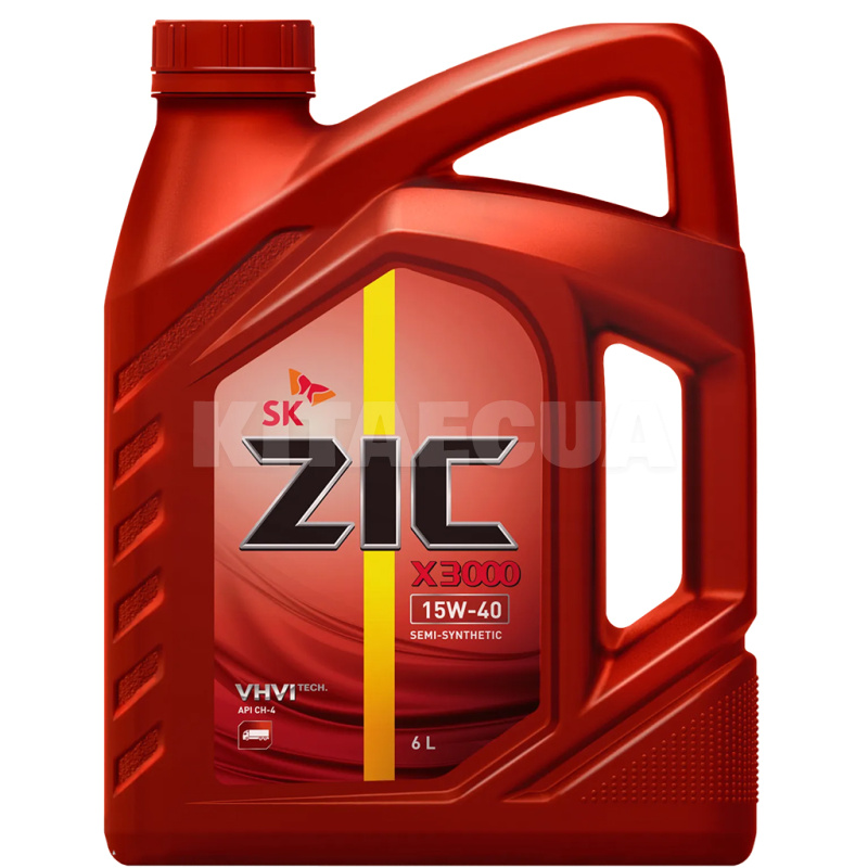 Масло моторне Напівсинтетичне 6л 15W-40 X3000 ZIC (172601)