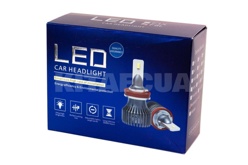 LED лампа для авто H11 PGJ19-2 52W 5000K HeadLight (37004855)