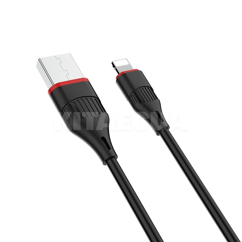 Кабель USB - Lightning 2A BX17 1м черный BOROFONE (BX17LB)