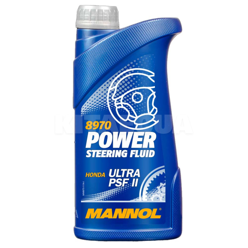 Масло трансмиссионное (в ГУР) PSF Power Steering Fluid 1л синтетическое Mannol (MN8970-1)