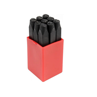 Набір клейм цифри 6 мм 9 шт YATO