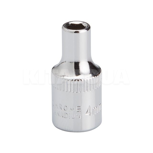 Головка торцева 6-гранна 4мм 1/4" Cr-V Intertool (ET-0432) - 2