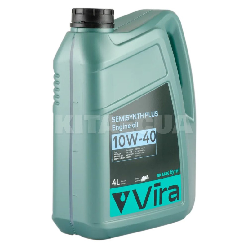 Масло моторне Напівсинтетичне 4л 10W-40 SEMISYNTH PLUS VIRA (VI0352) - 2