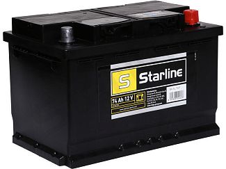 Аккумулятор автомобильный 74Ач 680А "+" справа STARLINE