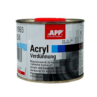 розчинник для акрилових продуктів 0.5л 2K-Acryl-Verdunnung APP