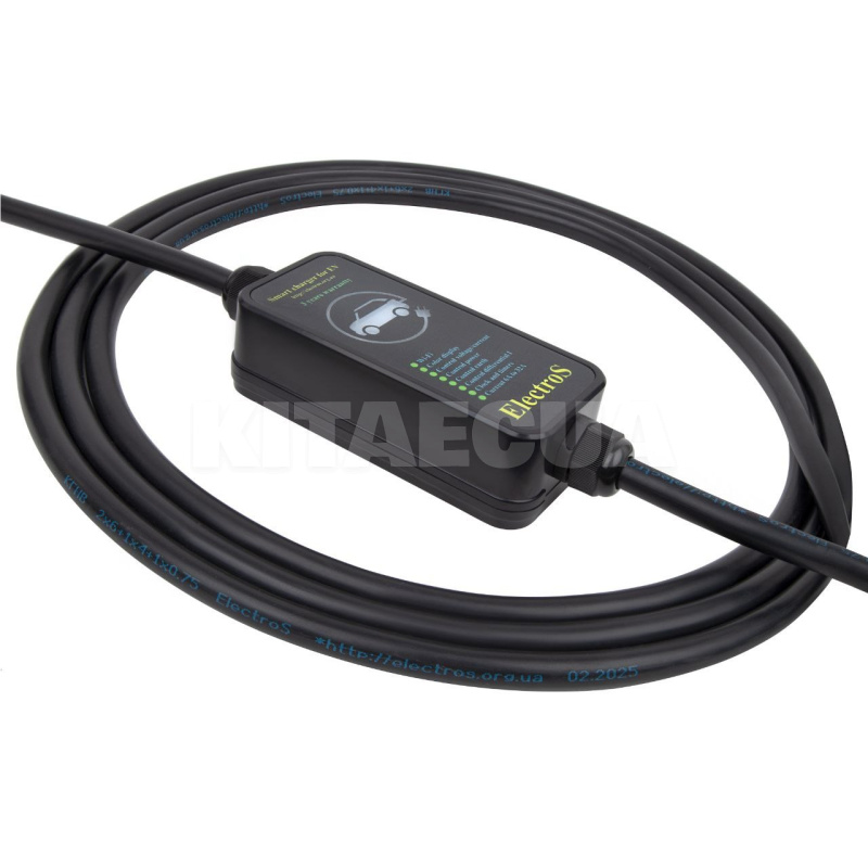 Зарядка для електромобіля GB/T AC 7.4 кВт 32A1-фаза WI-FI ElectroS (7GBTWIFI) - 5
