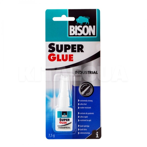 Клей Super Glue Industrial 7.5г BISON (6312671-6305575)