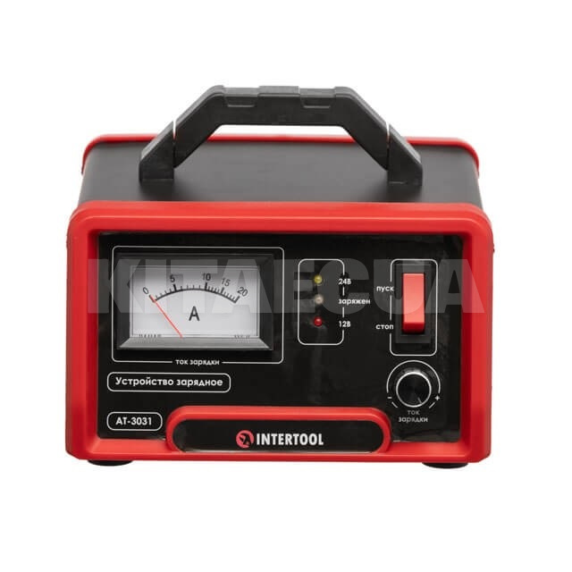 Зарядное устройство для аккумулятора 12В/24В 10А 150Ач Intertool (AT-3031) - 4