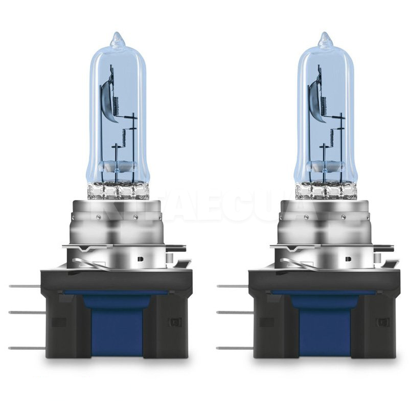 Галогенные лампы H15 55W 12V Cool Blue Intense +20% комплект Osram (OS 64176CBN-HCB) - 2