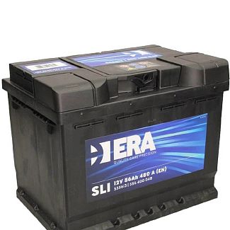 Аккумулятор автомобильный 56Ач 480А "+" справа ERA