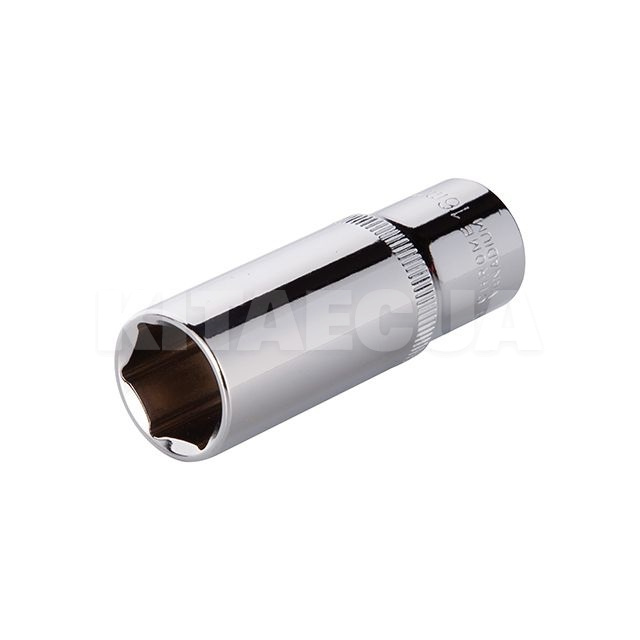 Головка торцева 6-гранна подовжена 16 мм 3/8" Cr-V Intertool (ET-0426)