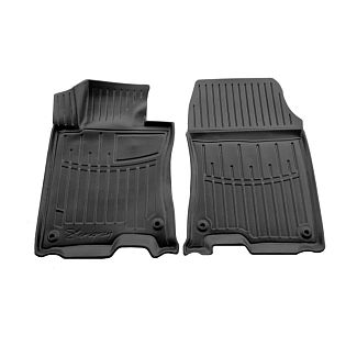 Резиновые коврики передние HONDA Accord IIX (2008-2013) HND клипсы Stingray