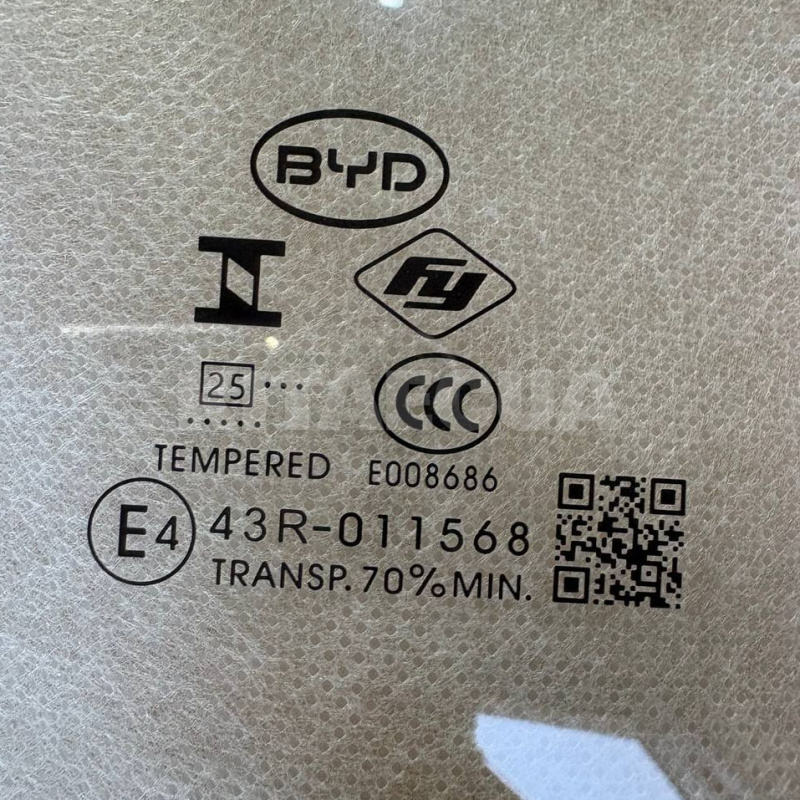 Стекло задней левой двери BYD на BYD EV Yuan Plus (13167813-00) - 2