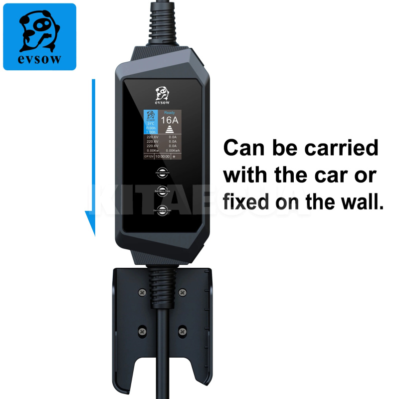 Зарядка для электромобиля Type 2 7.4 кВт 32A 1-фаза Midway Pro Wi-Fi EVSOW (EV7-32-1PH-TP2-WFNW) - 3