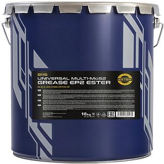 Смазка литиевая универсальная 18кг ep-2 universal multi-mos2 grease Mannol