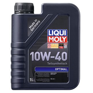 Масло моторное полусинтетическое 1л 10W-40 Optimal LIQUI MOLY