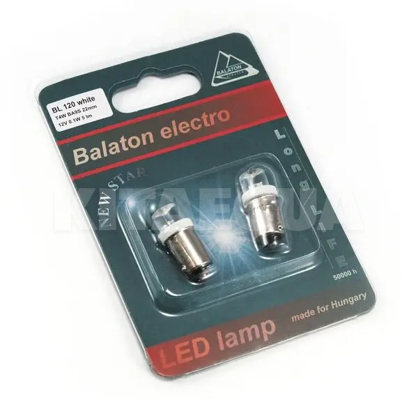 LED лампа для авто BL-120 BA9S 0.1W (комплект) BALATON (131239) - 2