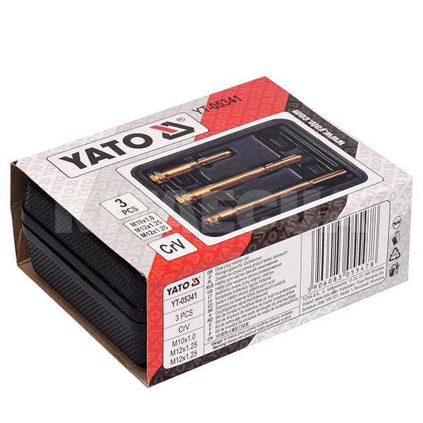 Набор для очистки свечей накаливания 3 предмета YATO (YT-05341) - 2