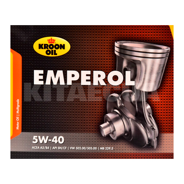 Масло моторне синтетичне 4л 5W-40 Emperol KROON OIL (33217) - 2