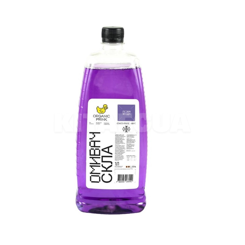Омыватель-концентрат зимний 1л "лесная ягода" -80°С ORGANIC PRINK (018083)
